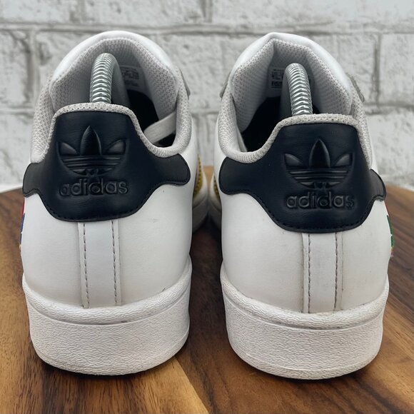 Adidas Superstar Trifoil FU9521 Mens 8.5 Cloud White Shell Toe Shoes - Picture 4 of 15